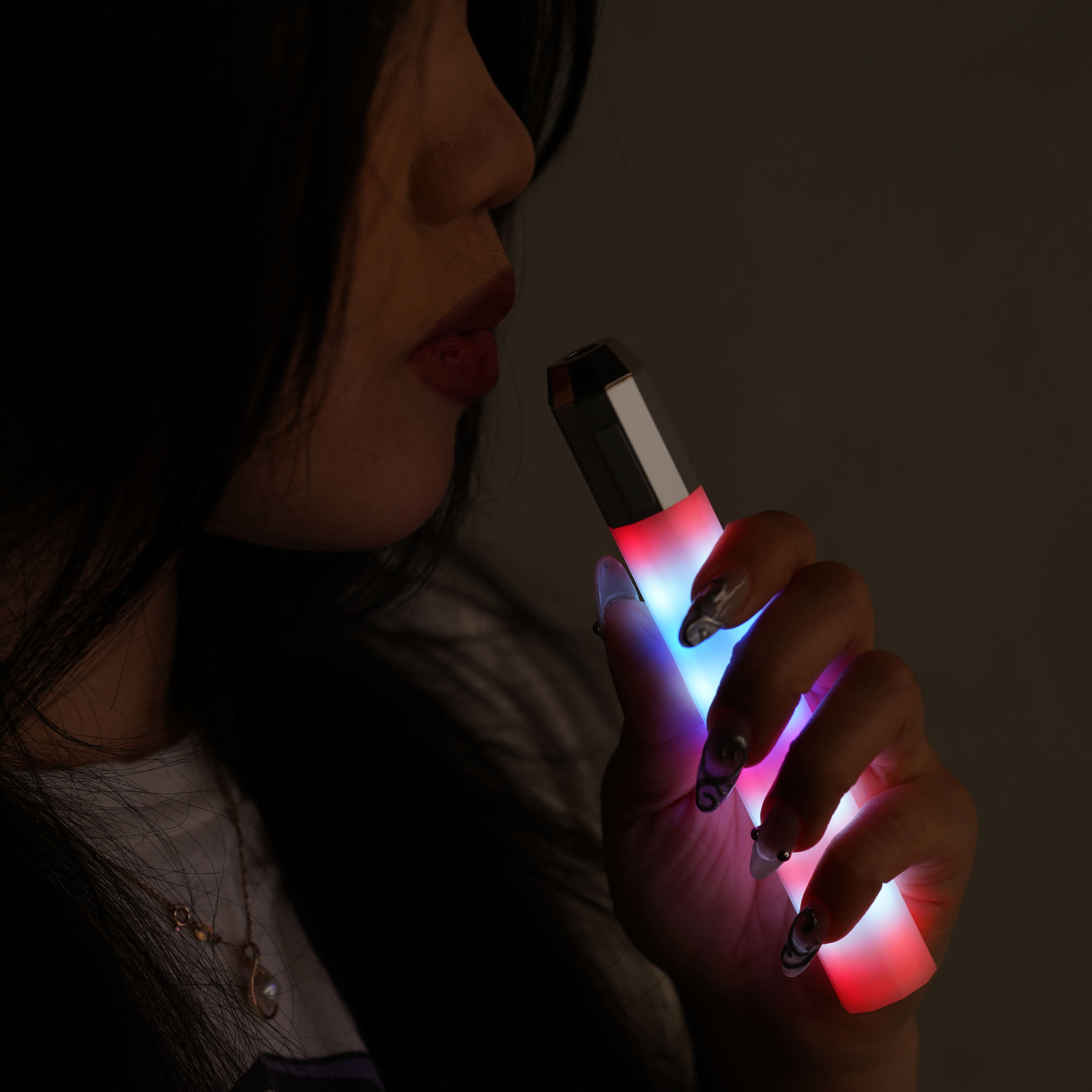 Litsaber in red, white and blue handheld